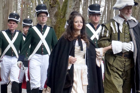 Das Herzogspaar Johann Casimir mit Gemahlin Margareta.