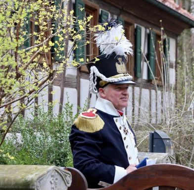 Der Prinzgemahl empfängt in der Jägersruh.